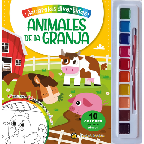 Animales de la Granja Acuarelas