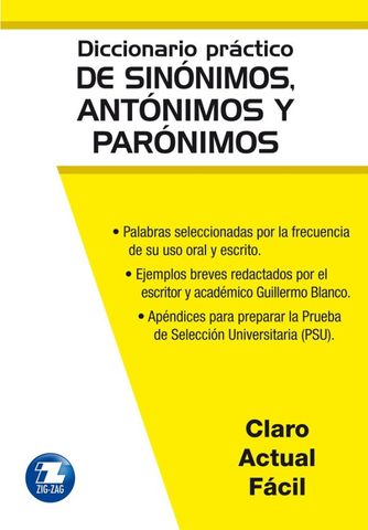 Diccionario Práctico de Sinónimos  Antónimos y Parónimos