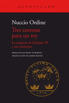 Tres Coronas Para un Rey
