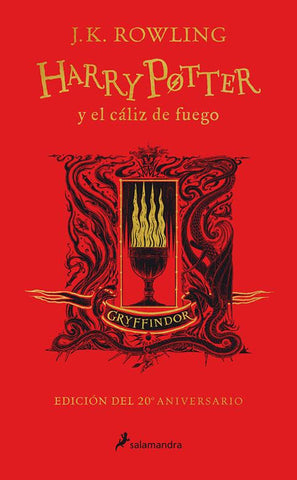 Harry Potter y el Cáliz de Fuego 20 Años Gryffindor