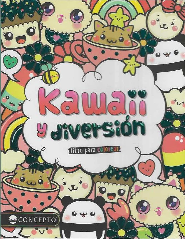 Kawaii y Diversión Para Colorear